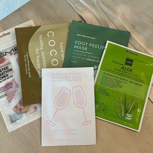 Assorted face and body masks Ulta